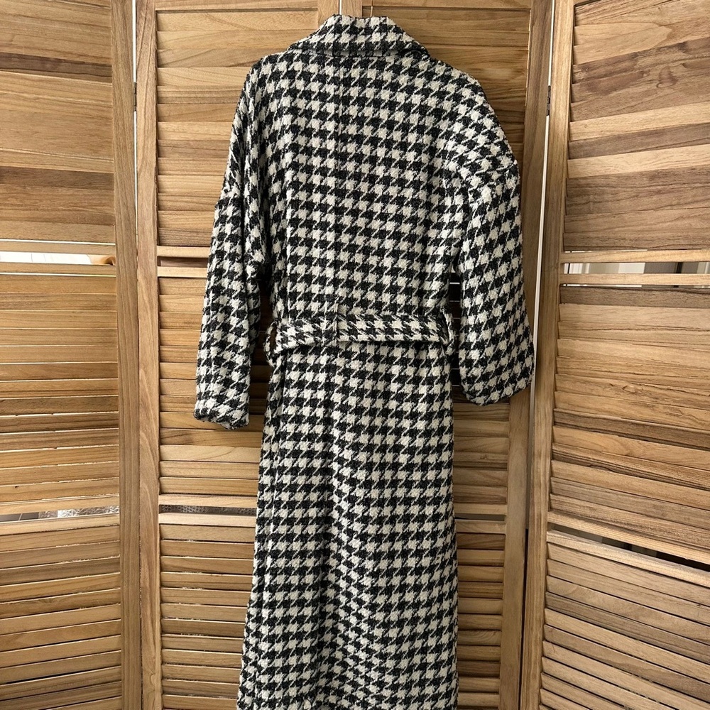L'Academie the Celena Coat in Black & Ivory size XS NWT - Picture 6 of 9